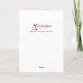 Roze Roze Verjaardagskaart Kaart (Achterkant)