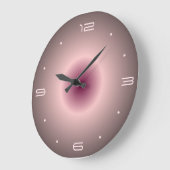 Roze Roze Verlichte Ontwerp> Ronde Wandklokken (Hoek)