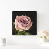 roze roze vierkante klok (Huis)