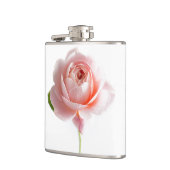 Roze roze vinylomhulling heupfles (Links)