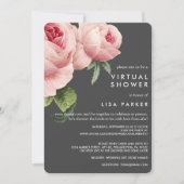 roze roze virtuele douche kaart (Voorkant)