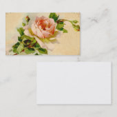  roze roze visitekaartje (Voorkant / Achterkant)