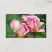 Roze roze Visitekaartjes (Achterkant)