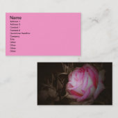 Roze roze Visitekaartjes voor bloederige uitslag (Voorkant / Achterkant)