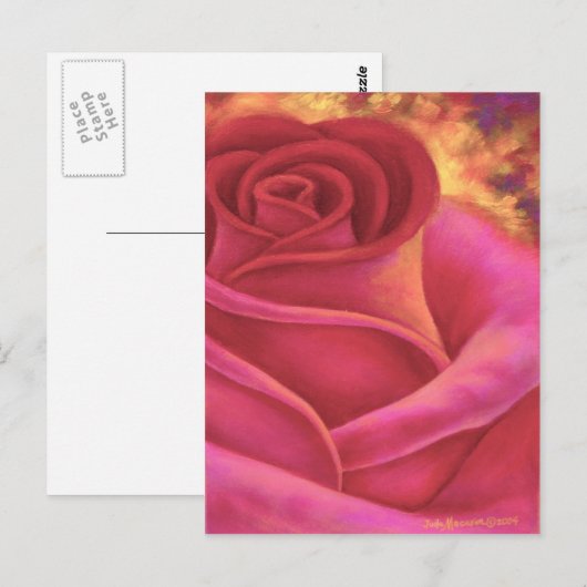 Roze roze vlakkere schilderkunst - Multi Briefkaart (Voorkant / Achterkant)