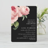  roze roze Vrijgezellenfeest bruiloft Kaart (Staand voorkant)