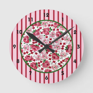  roze roze wandklok