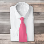 Roze roze watermeloen met platte kleur stropdas<br><div class="desc">Roze vormgeving met roze watermeloen in platte kleur.</div>