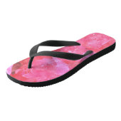  roze roze Waterverf Dames Teenslippers (Schuin)