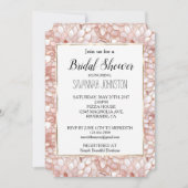 Roze Roze Witte bloemblaadjes Bloem Kaart (Voorkant)