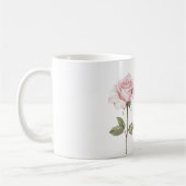 Roze Roze Witte Vlinder Dromen Koffiemok (Links)