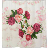 Roze roze wolkengordijn douchegordijn (Voorkant)