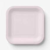 Roze Roze Zacht Bord Wit Pastel Effen Kleur (Voorkant)