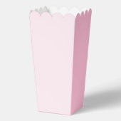 Roze Roze Zacht Bord Wit Pastel Effen Kleur Bedankdoosjes (Achterkant)