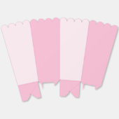 Roze Roze Zacht Bord Wit Pastel Effen Kleur Bedankdoosjes (Ongevouwen)