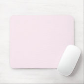 Roze Roze Zacht Bord Wit Pastel Effen Kleur Muismat (Met muis)
