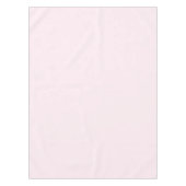Roze Roze Zacht Bord Wit Pastel Effen Kleur Tafelkleed (Voorkant)