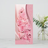 Roze rozen (Staand voorkant)