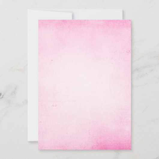  roze rozen 80e verjaardag kaart (Achterkant)