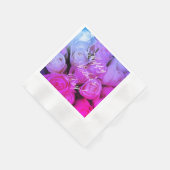 Roze rozen Aangepaste tekst Gelukkig Moederdag Servet (Hoek)