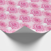 Roze Rozen AI Art Wrapping Papier (Hoek)