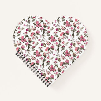 Roze Rozen Antiek Notitieboek