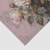 Roze Rozen Aquarel Decoupage Tissuepapier (Detail)