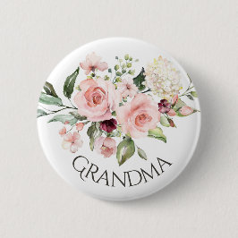 Roze Rozen Baby shower Button Oma Button
