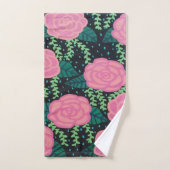 Roze Rozen Bad Handdoek (Handdoek)