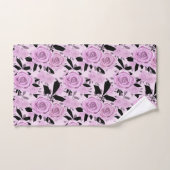 Roze rozen bad handdoek (Handdoek)