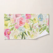  roze rozen bad handdoek (Handdoek)