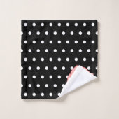 Roze rozen badkamer handdoeken set cadeau (Wasdoekje)