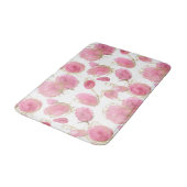 Roze rozen badmat (Gekanteld)