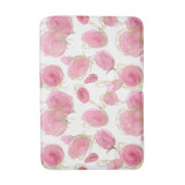 Roze rozen badmat (Voorkant Verticaal)