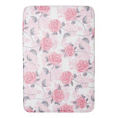 Roze rozen badmat (Voorkant Verticaal)