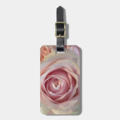 Roze Rozen Bagage Label (Voorkant verticaal)