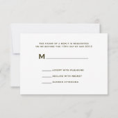 Roze Rozen & Barnwood Rustieke Bruiloft RSVP (Achterkant)