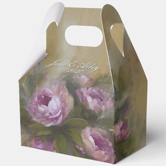 Roze Rozen Bedankdoosjes (Voorkant)