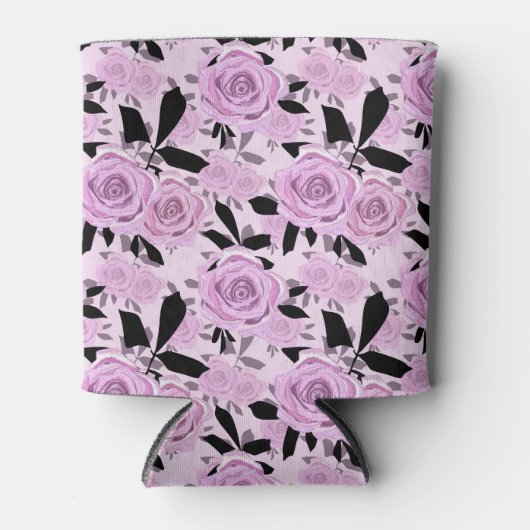 Roze rozen blikjeskoeler (Voorkant)