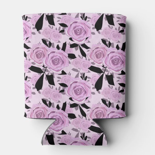 Roze rozen blikjeskoeler (Achterkant)