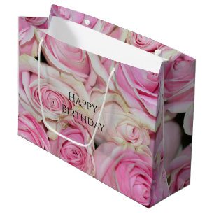 Roze Rozen Bloem (fotografie door mij) Verjaardag Groot Cadeauzakje