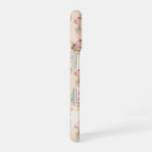 Roze rozen bloem iPhone 15 mobiele telefoon 16 Hoesje (Rechterkant)