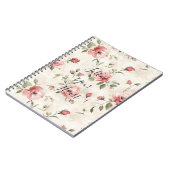 Roze Rozen Bloem Notitieboek (Linkerzijde)