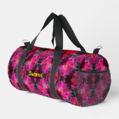 Roze Rozen Bloemen Abstract gepersonaliseerd Plunjezak (Rechterhoek)