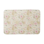Roze Rozen Bloemen Badmat (Voorkant)