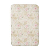 Roze Rozen Bloemen Badmat (Voorkant Verticaal)
