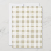 Roze Rozen Bloemen Blauwe Paraplu April Douches Kaart (Achterkant)