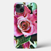 ROZE ROZEN BLOEMEN Case-Mate iPhone CASE (Achterkant)