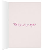 Roze Rozen Bloemen Dank u (Binnen (Rechts))