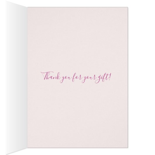 Roze Rozen Bloemen Dank u (Binnen (Rechts))